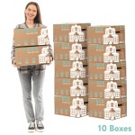 10x TopBox Large 48 Litre Double Walled Moving and Storage Boxes